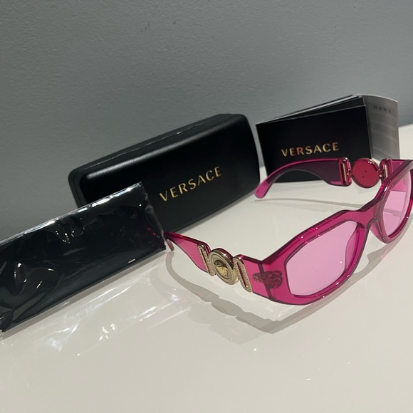 Versace Accessories - Versace Biggie Pink Sunglasses